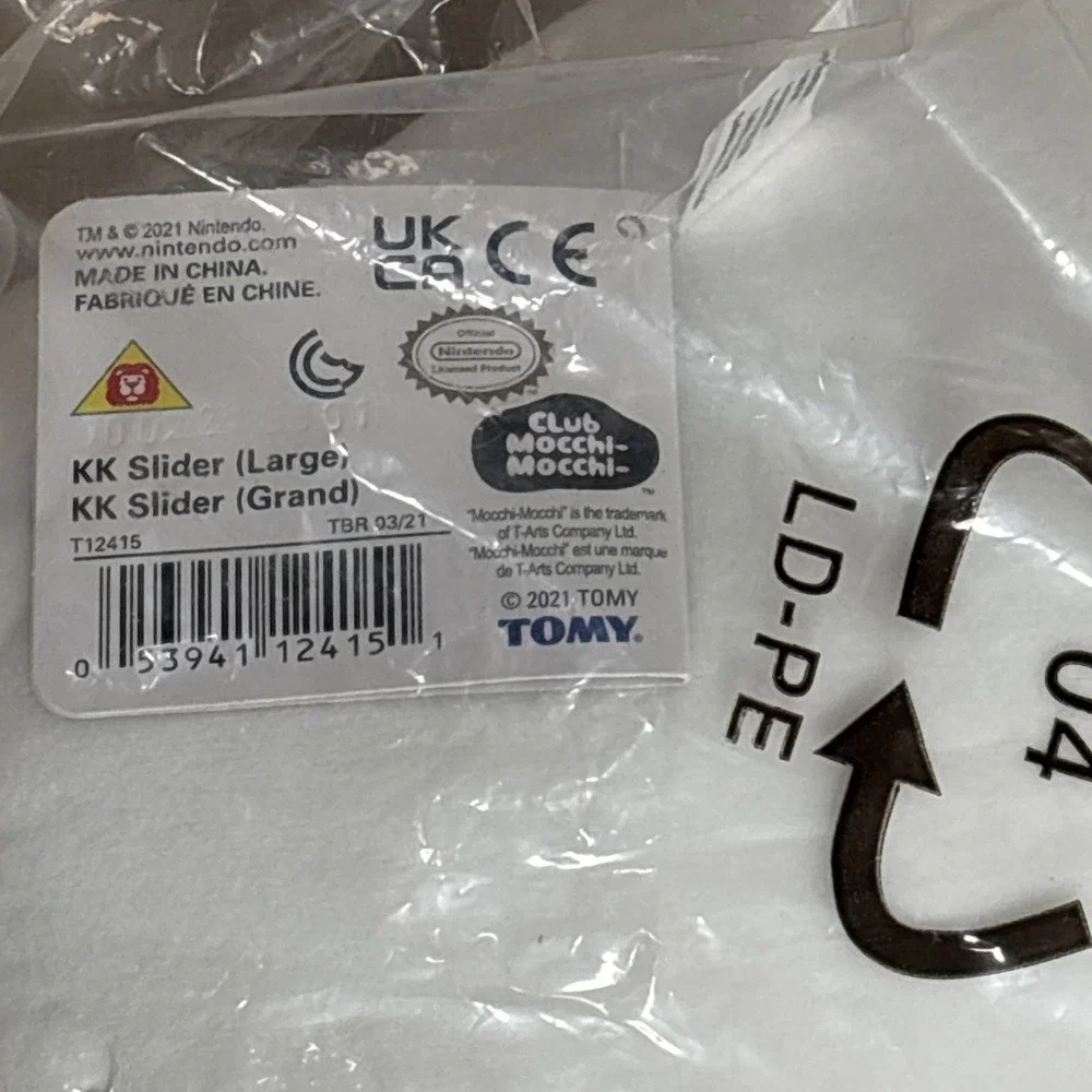 2021 Tomy Club Mocchi Mocchi KK Slider Plush New In Package Animal Crossing 15